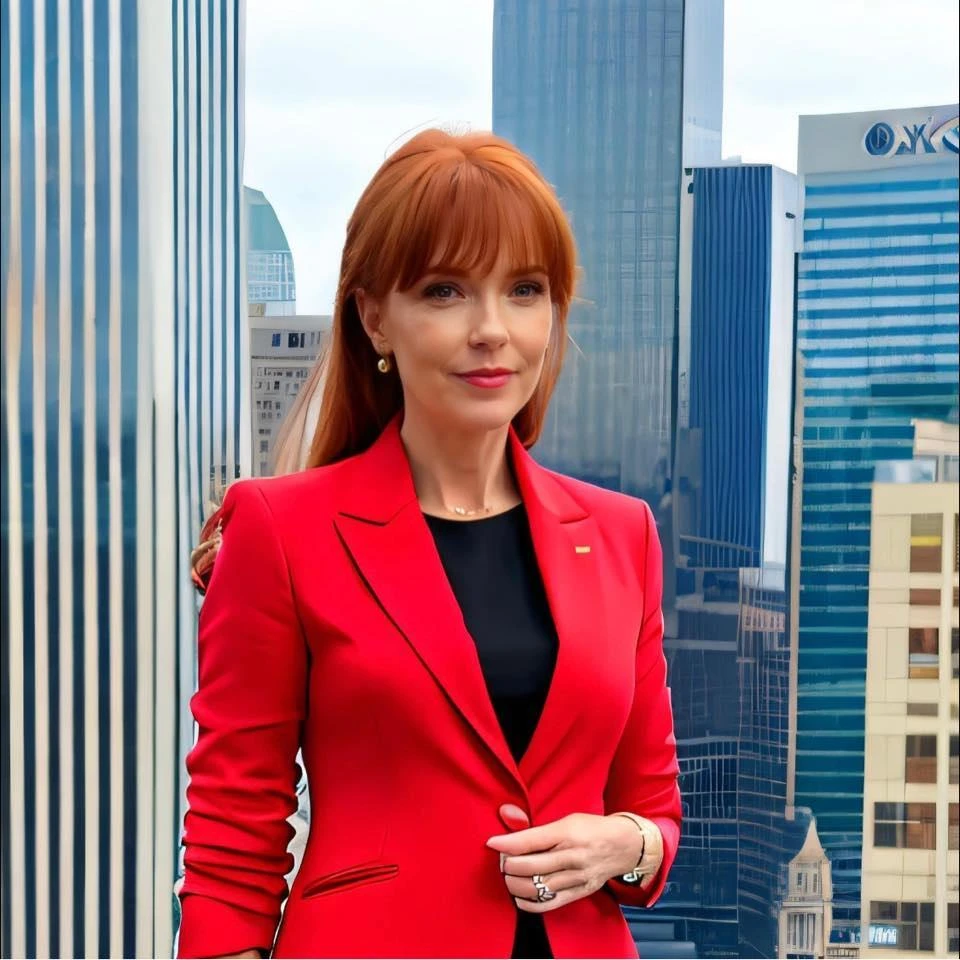 Portrait of Tia Harper, advertising designer and art director